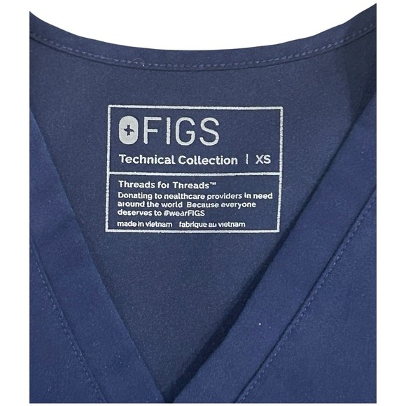 FIGS Technical Collection Scrub Top Women's XS - Picture 2 of 4